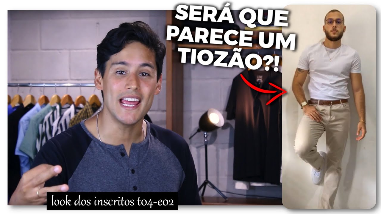 Como usar camisa (ou camiseta) para DENTRO DA CALÇA | LOOK DOS INSCRITOS T04-E02