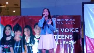 The Voice : Mica Becerro's Trending Performance of Loving You