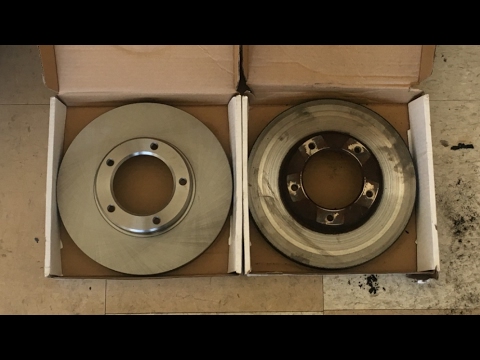 new brake pads and rotor install!