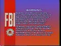 FBI Warning Warning Disney Educational Productions 1989