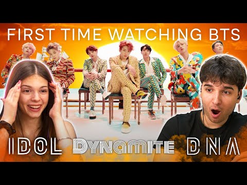 K-POP NEWBIES WATCH BTS FOR THE FIRST TIME | 'Dynamite', 'DNA', 'IDOL'