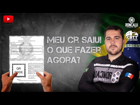 Meu CR saiu! O que fazer agora?