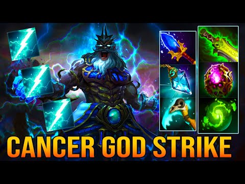 CANCER GOD STRIKE [ Zeus ] EPIC TEAM FIGHT - BRUTAL MAGICAL DAMAGE