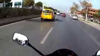 preview picture of video 'İzmir Gaziemir - Karabağlar Gazlaması HONDA CBR 250r'