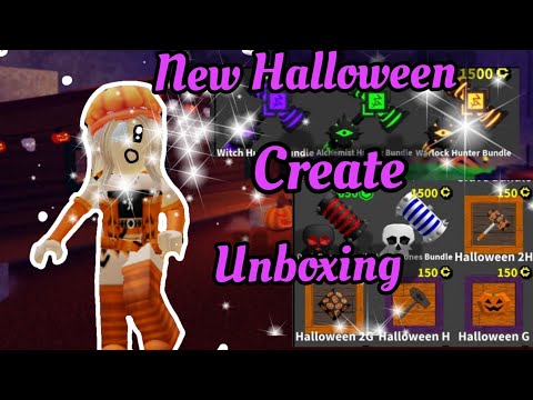 NEW HALLOWEEN CREATE UNBOXING + GIVEAWAY !!! |Roblox Flee The FACILITY Update(CLOSED)