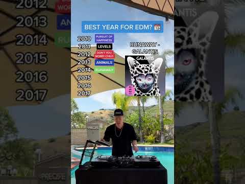What was the best year for EDM music? (2010-2017) 🎡
