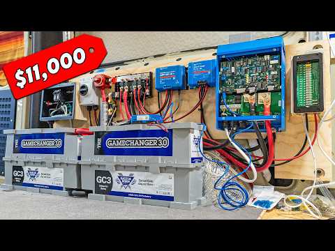 DIY Camper Van Electrical Install Start to Finish!