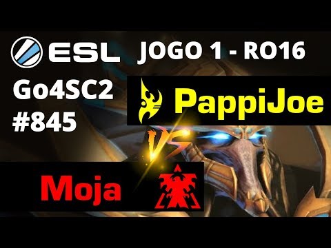 StarCraft 2 - PappiJoe vs Moja (PvT) Jogo 1 - RO16 - Go4SC2 Europe Cup #845 [PT-BR]