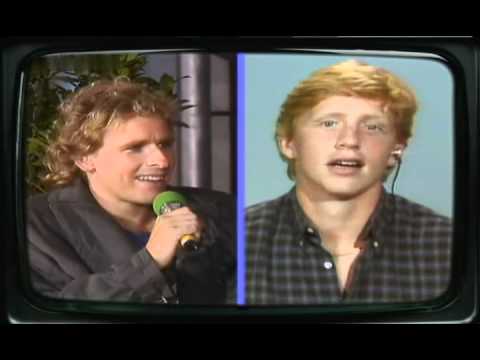 Thomas Gottschalk im Gespräch mit Boris Becker 1985