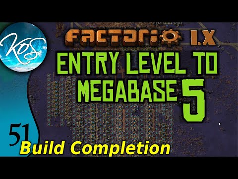 Factorio 1.X Entry Level to Megabase 5 - 51 - MODULE BUILD COMPLETION & TESTING - Guide, Tutorial