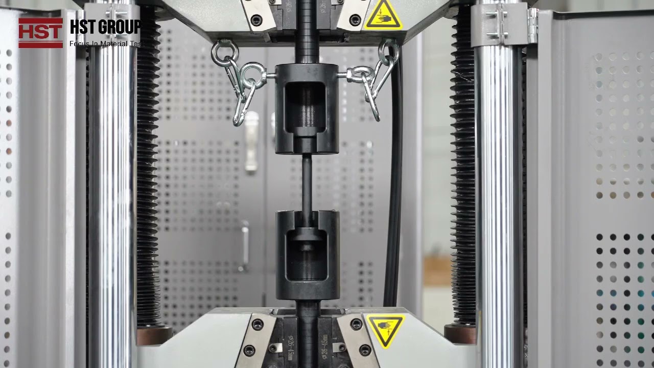 HST GROUP Hydraulic Universal Testing Machine Bolt Installation Video