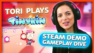 Tori plays Tinykin | Steam Demo Gameplay Dive