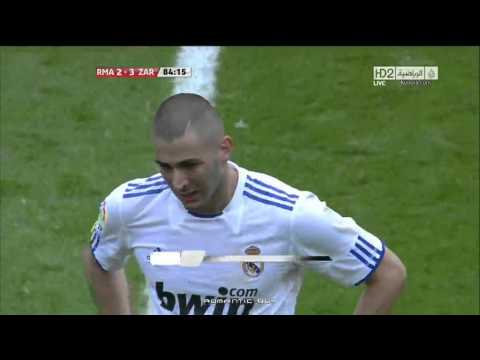 Real Madrid 2-3 Real Zaragoza - Benzema goal