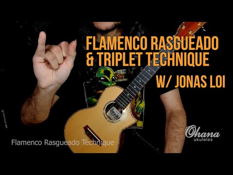 Tutorial Part 2:  Rasgueado & Triplet Technique for "Bodysurfing" (Intermediate) With Jonas Loi