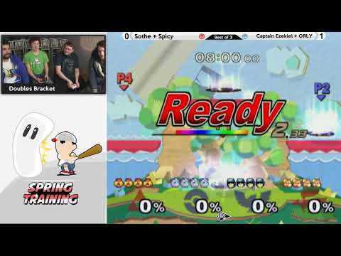 Spring Training - Doubles - Sothe + Spicy (Fox/Sheik) Vs. CaptainEzekiel + ORLY (Puff/Falcon)