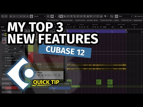 TOP 3 NEW FEATURES IN CUBASE 12 | Quick Tip Cubase 12