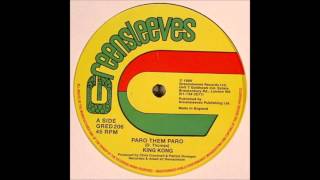 Paro Them Paro & Paro Dub - KING KONG (Greensleeves 12")