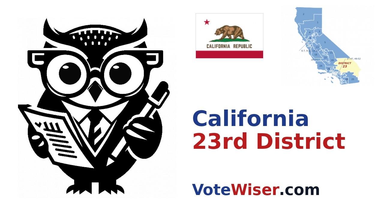 Video: Obernolte Advances in CA-23 as VoteWiser Profiles District Demographics and History
