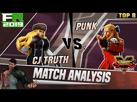 SFV AE Match Analysis: Final Round 2019 TOP 8 - CJ Truth vs. Punk