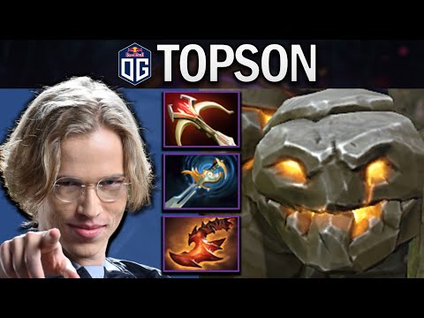 OG.TOPSON TINY WITH 28 KILLS & OVERWHELMING BLINK - DOTA 2 PRO GAMEPLAY