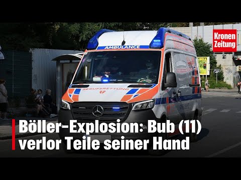 Böller-Explosion: Teile der Hand und Auge verloren | krone.tv NEWS