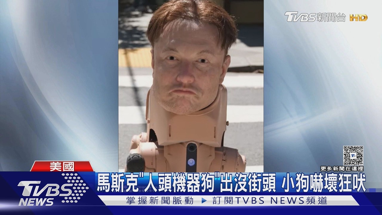 影音／馬斯克「人頭機器狗」現身舊金山！路人嚇傻　真狗也困惑