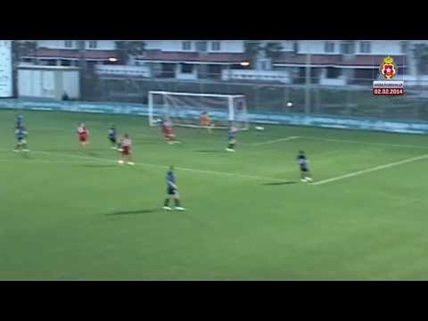 Wisła Kraków 0:2 Czornomoreć Odessa 02.02.2014 - Skrót meczu
