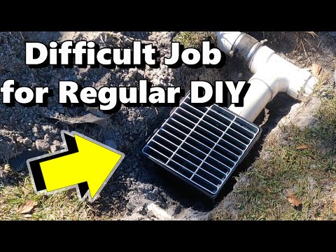 May NOT Be for Beginner DIY. Add Catch Basin to SCH 40 PVC - Difficult Install