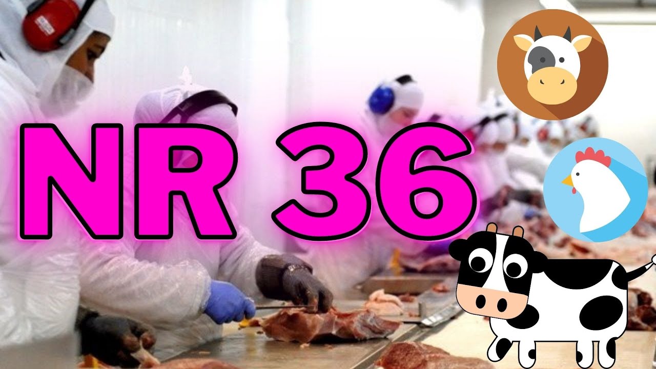 NR 36 - ... Empresas de ABATE e PROCESSAMENTO de carnes e derivados (Texto vigente - Resumo 2021)