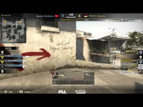 PGL Minor Qualifier: PENTA vs Space Soldiers (Dust2/on Russian)