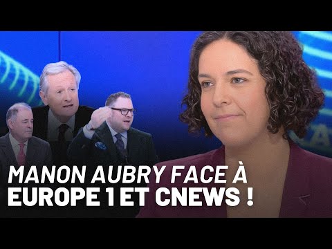 Manon Aubry face à Europe 1 et Cnews !