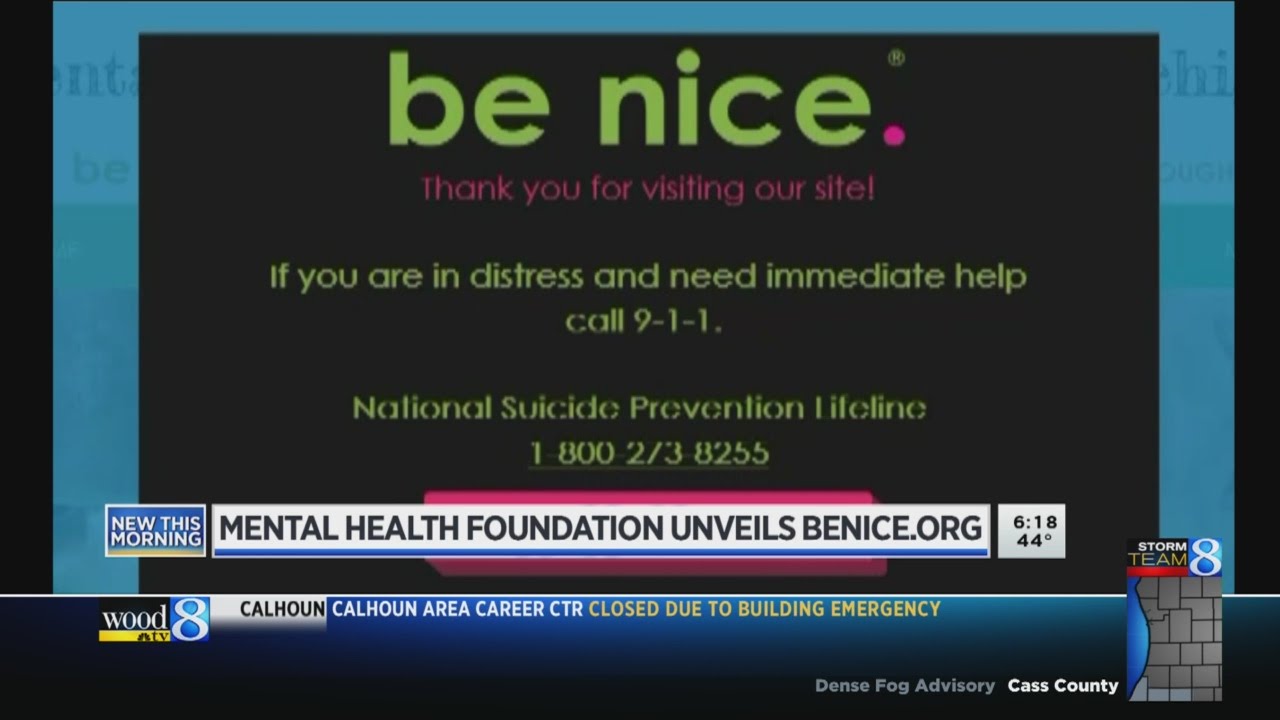 Mental Health Foundation’s ‘Be Nice’ unveils new website