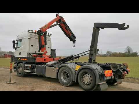 Lastväxlar kranbil SCANIA R420LB6X2MNB palfinger/pallift -2007