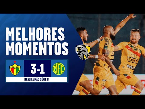 Gols e lances de Brusque x Mirassol