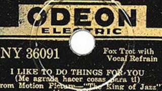 Mildred Bailey & Frank Trumbauer - I Like To Do Things For You, 1930