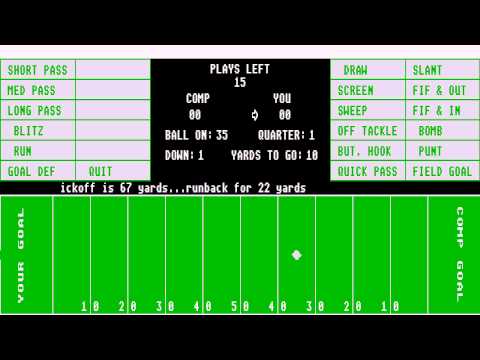 GFL Championship Football Atari