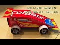 How To Make Racing Car Made From Old Toothpaste Box Craft Gift Paper Cutting Dolls Talent