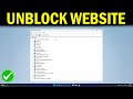 How To Unblock Blocked Website In Any Windows PC Or Laptop