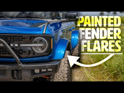 Lethal Performance Painted Sasquatch Fenders for 2021+ Ford Bronco