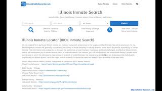 Illinois Mugshots (Search Arrest Jail and Prison Inmate Records Online).