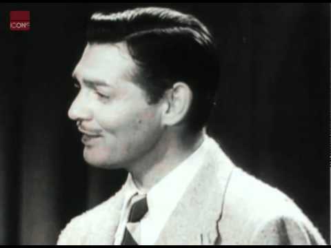 Clark Gable and Claudette Colbert at the 1935 Academy Awards