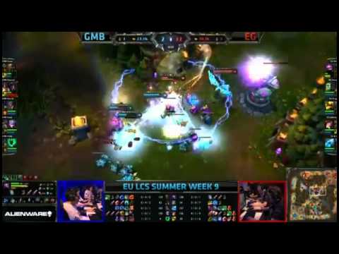 Gambit VS EG Krepo Anivia Froggen Blitzcrank 3rd 4th Place Highlights   EU LCS Summer 2013 MUST SEE