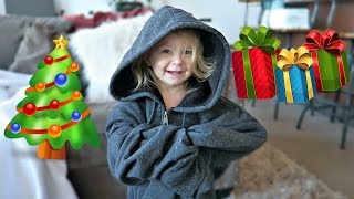 TODDLER OPENING CHRISTMAS PRESENTS! Christmas Morning!
