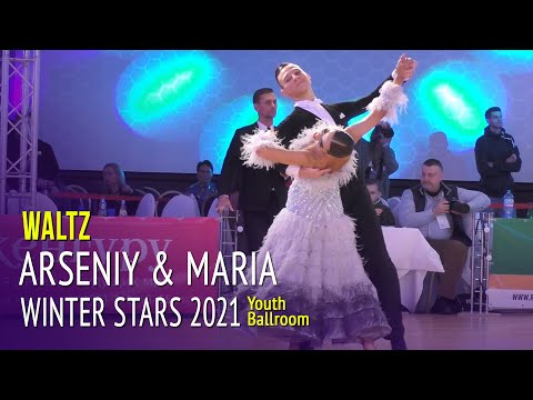 Waltz = Winter Stars 2021 Youth Ballroom = Arseniy Afonin & Maria Dvoryanchikova