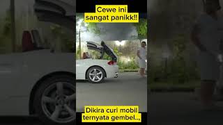 Download lagu Cewe ini sangat panikk!! Dikira curi mobil ternyata gembel.., mp3