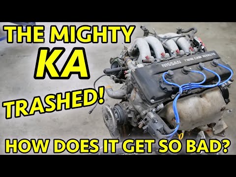 TOTALLY LOCKED UP Nissan 240SX KA24DE Engine Puts Up A BIG FIGHT! Hardest Teardown This Year!