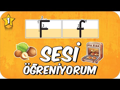 F Sesi Öğretimi 🫛 Okunuşu ve Yazılışı 🌱 1.Sınıf #2025