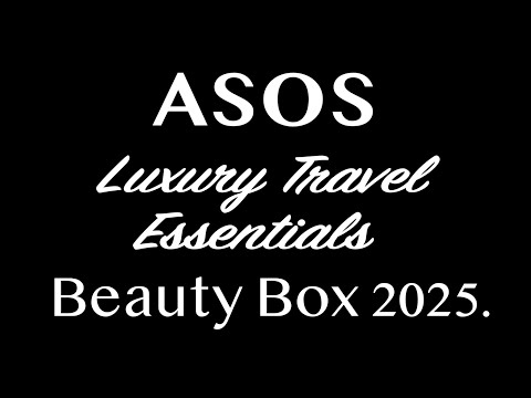 ASOS Luxury Travel Essentials Beauty Box JUNE 2025. AVAILABLE NOW. FULL-SPOILERS.