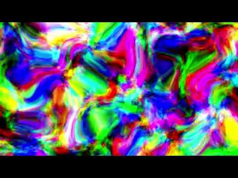 Psychedelic Colorful Ambient Waves - Trippy  Video Background Animation screensaver wallpaper