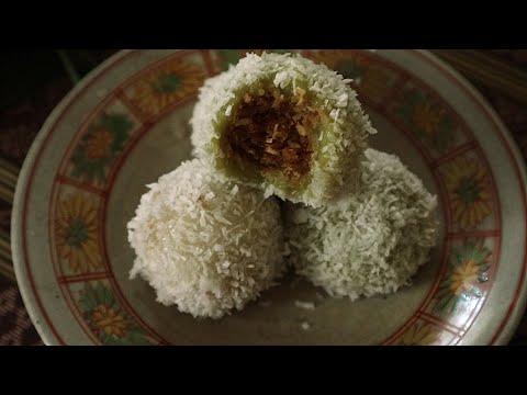 Slow Living | My favorite dessert Thai coconut rice balls (vegan and gluten free) ขนมต้ม